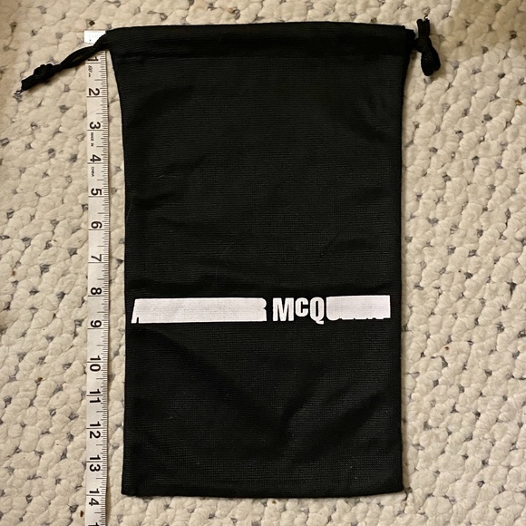 Alexander McQueen Handbags - ALEXANDER MCQUEEN Black Graffiti Logo Purse Bag M